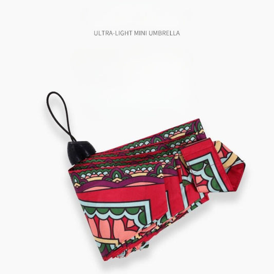পাঁচ ভাঁজ করা হালকা ওজনের মিনি পকেট ছাতা