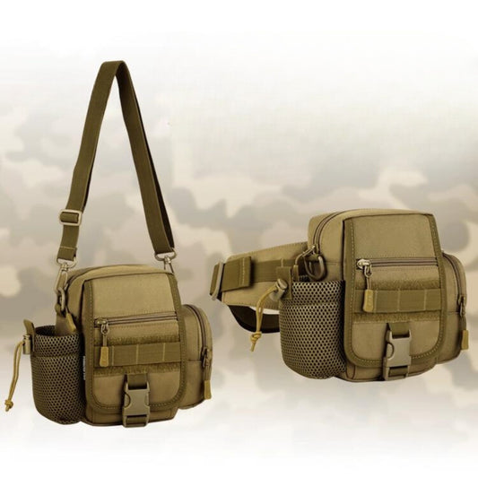 Outdoor tactical waist belt bag men's multifunctional water bottle waist bag for travel