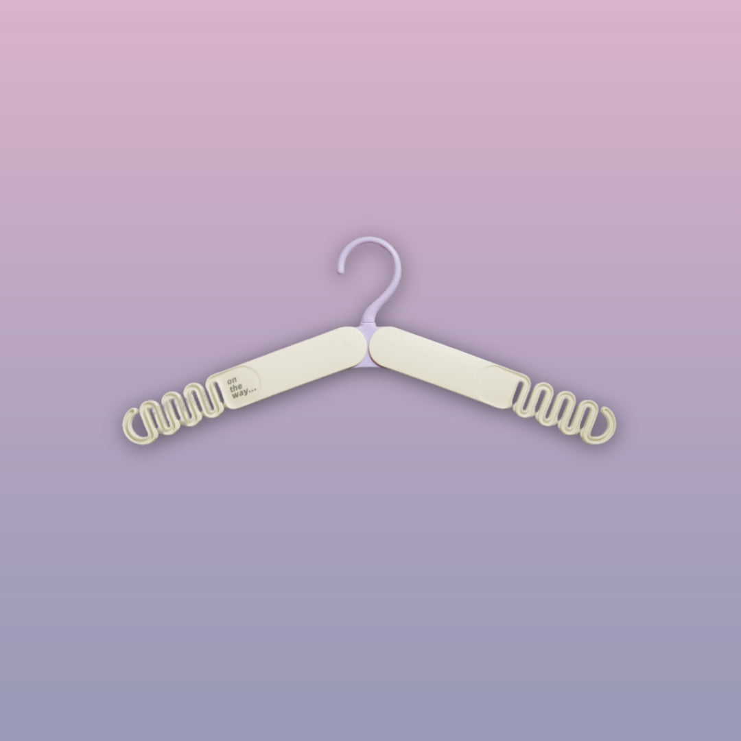 Portable Multifunctional Folding Clothes Hanger for Travel