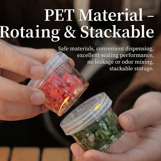 ISE MOUNT Outdoor Seasoning Bottle Set Portable Picnic Spice Collection