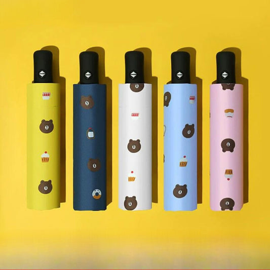 স্বয়ংক্রিয় ভাঁজ করা সূর্য সুরক্ষাকারী বড় ছাতা