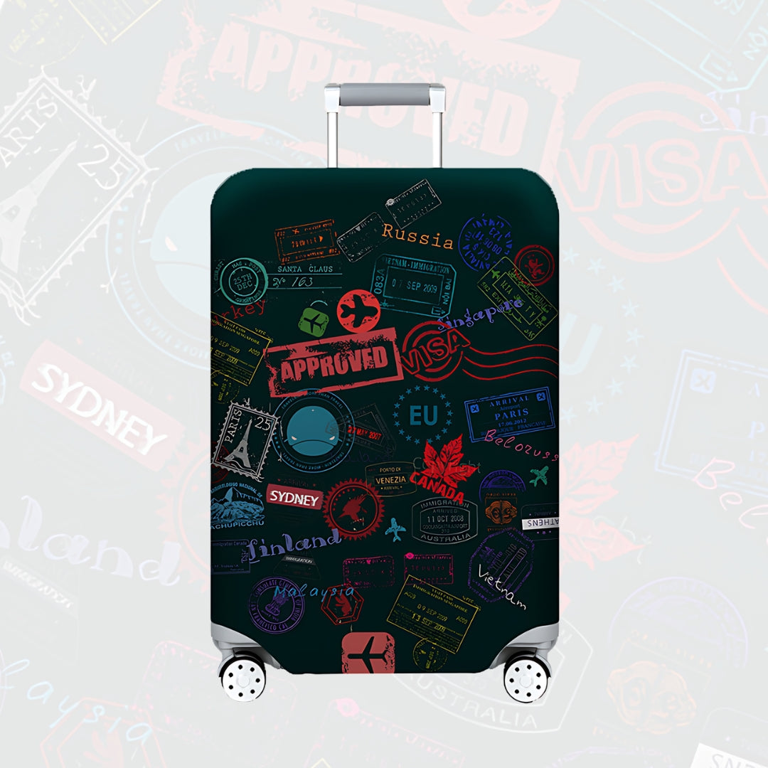 Travel Luggage Cover Washable Suitcase Protector Anti-Scratch Cover