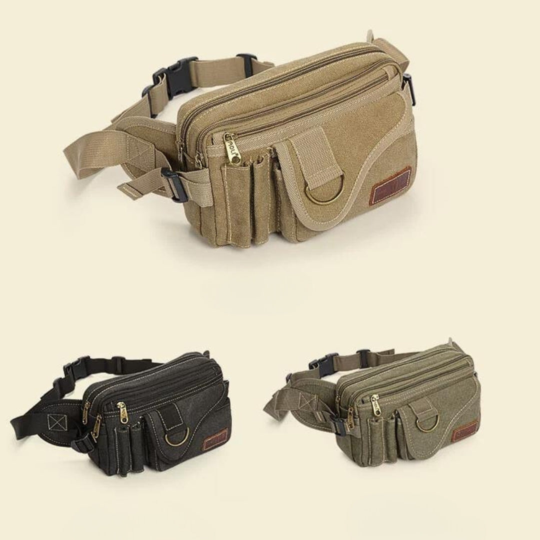 Multi-function everyday waist bag for travel and hiking