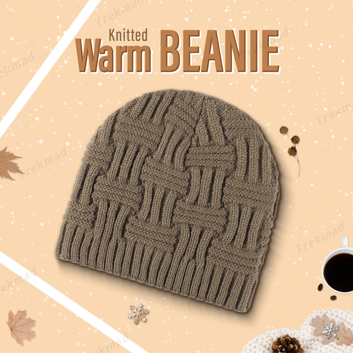Winter Velvet unisex ear protection outdoor beanie