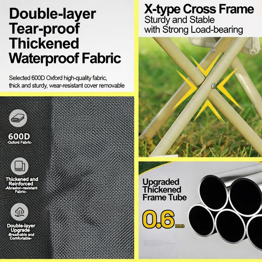 Portable Folding Camping Table and Chair Set for Outdoor Picnic Dining