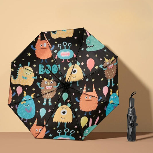 সম্পূর্ণ স্বয়ংক্রিয়, ছোট, কম্প্যাক্ট ডুয়াল-ইউজ ছাতা