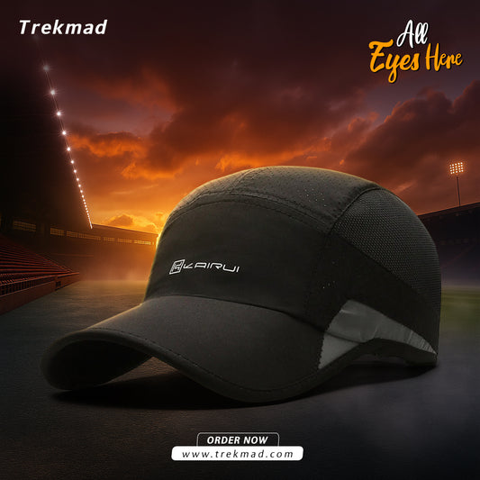 গ্রীষ্মকালীন বাইরে দ্রুত-শুকনো, শ্বাস-প্রশ্বাসের উপযোগী, হালকা স্পোর্টস ক্যাপ