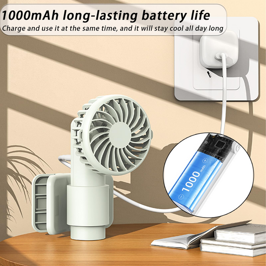 Multifunctional USB Outdoor Portable Clip Stand Handheld Mini Electric Fan