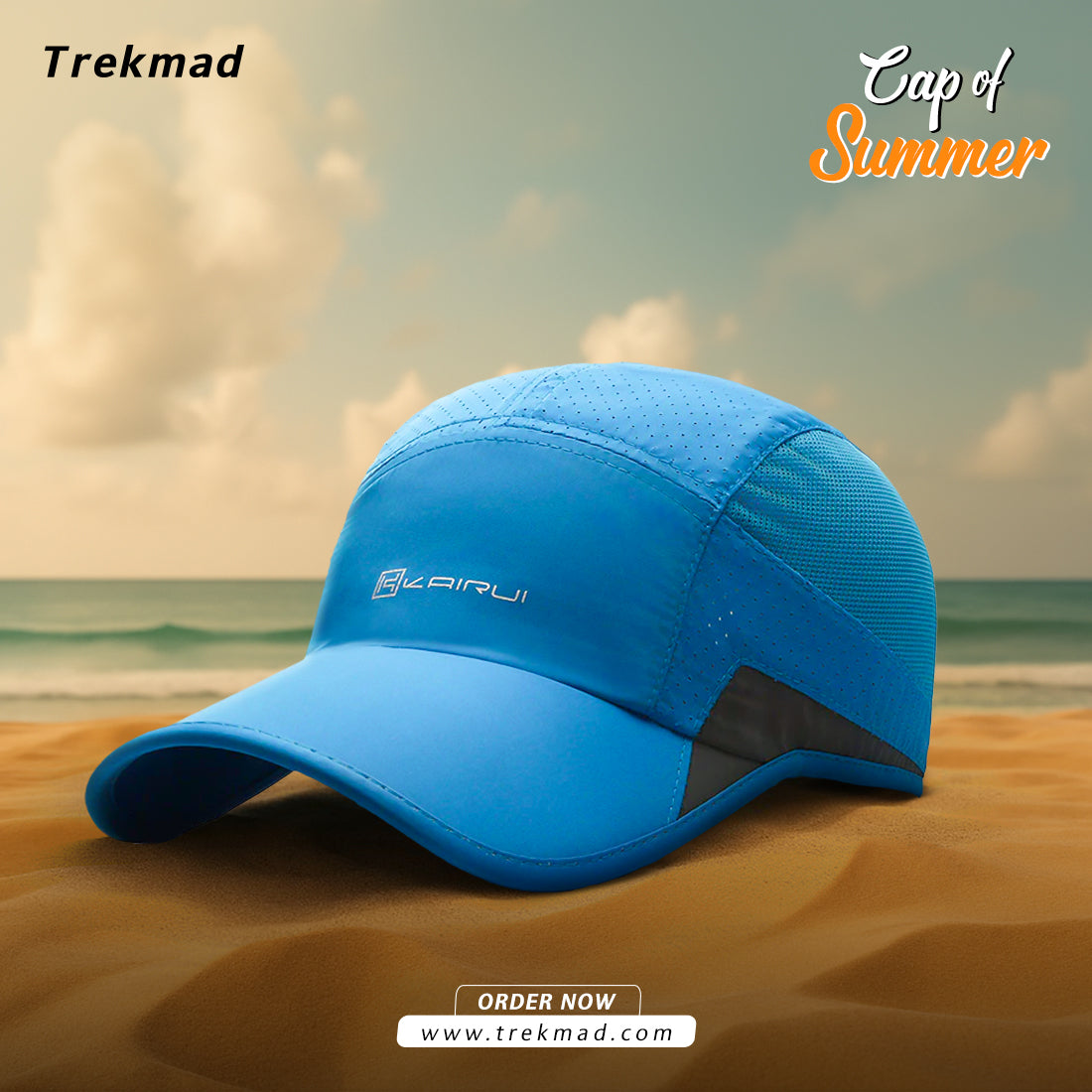 Summer outdoor quick-dry, breathable, light sports cap