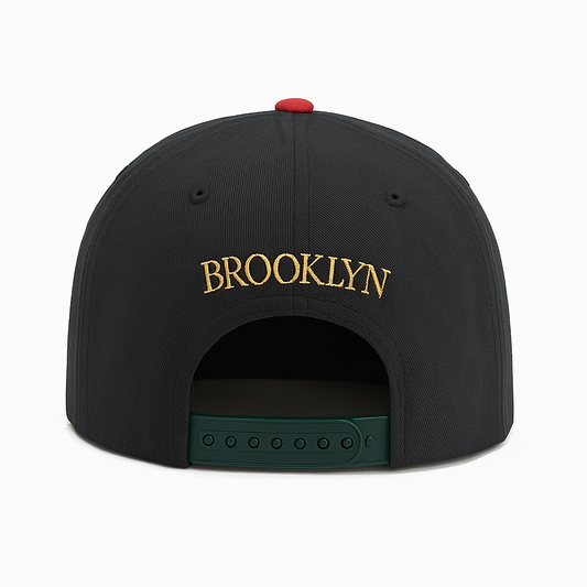 মোটা লোগো সহ প্রিমিয়াম এমব্রয়ডারি করা স্ন্যাপব্যাক টুপি