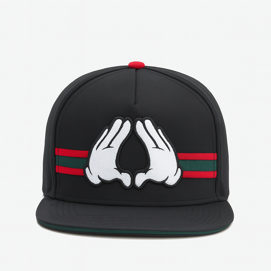 Premium Embroidered Snapback Hat with Bold Logo