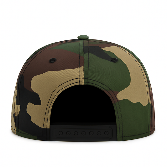 প্রাণবন্ত ক্যামো স্ট্রিট স্টাইল স্ন্যাপব্যাক ক্যাপ
