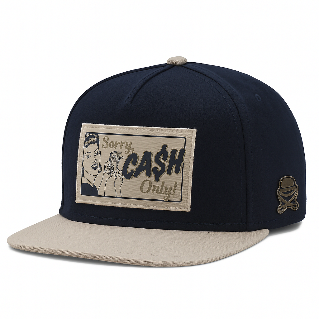 Flat Visor Patch and Embroidery Snapback Hat