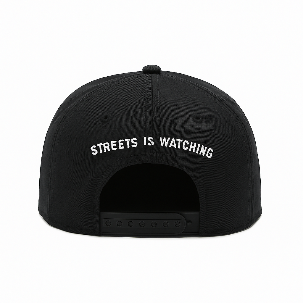 Streetwear Retro Snapback Cap with Flat Brim