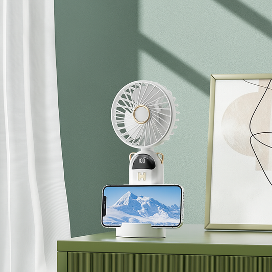 Portable USB long battery life folding handheld mini fan