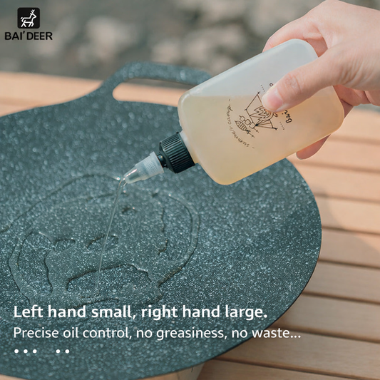 Portable Leakproof 120ml Camping Oil Dispenser and Seasoning Bottle