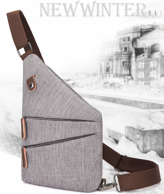 Mens Outdoor Crossbody Anti-theft Splash-proof Shoulder Bag