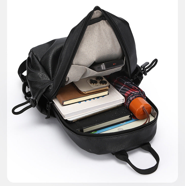 Trendy Waterproof Men’s Chest Crossbody Bag Travel Shoulder Pack