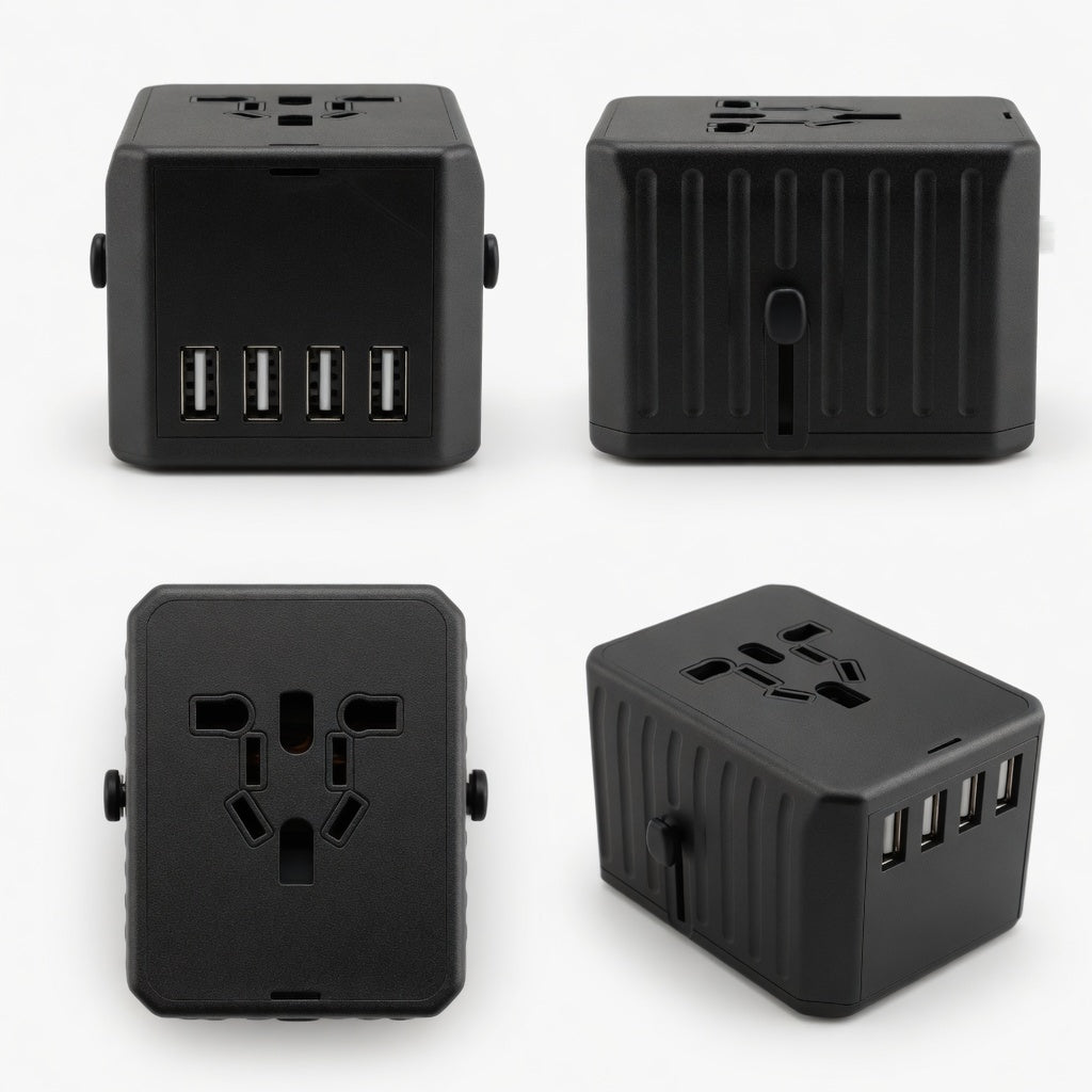 2TypeC and 2USB Global Multi-Function Universal Travel Adapter