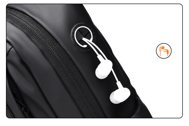 Waterproof Travel Chest Bag Mens Crossbody Shoulder Sling Pack