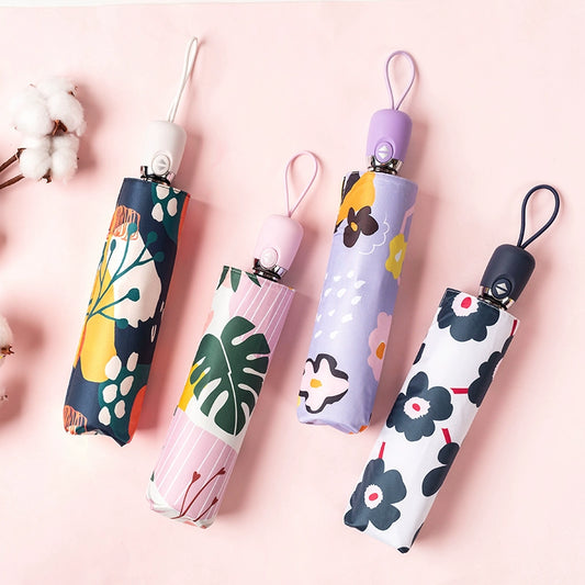 সম্পূর্ণ স্বয়ংক্রিয় কম্প্যাক্ট পোর্টেবল অল সিজন ছাতা