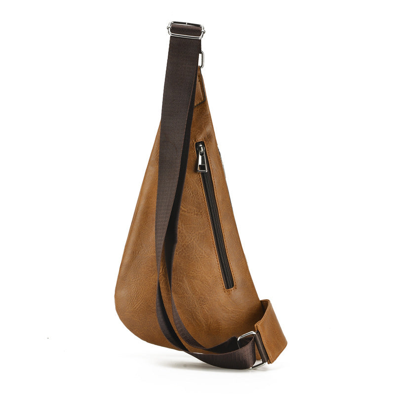 Mens Stylish Crossbody Chest Shoulder Messenger Bag