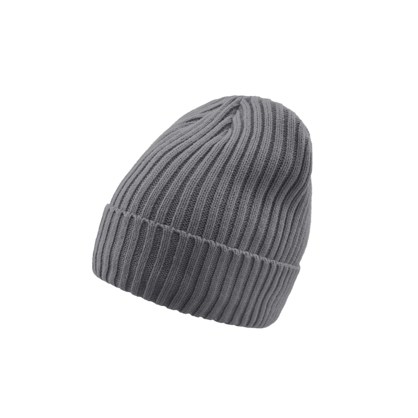 Solid color woolen big head winter double layer thickened warm cap