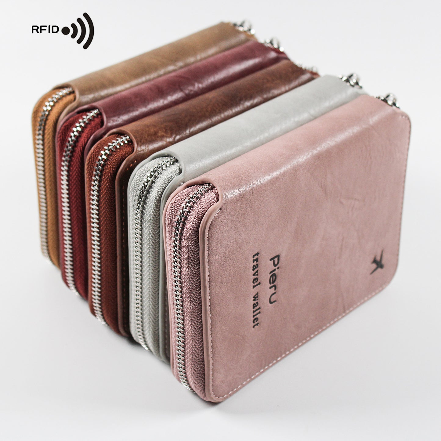 RFID Anti-Theft Brush Outbound Passport Holder for Travel