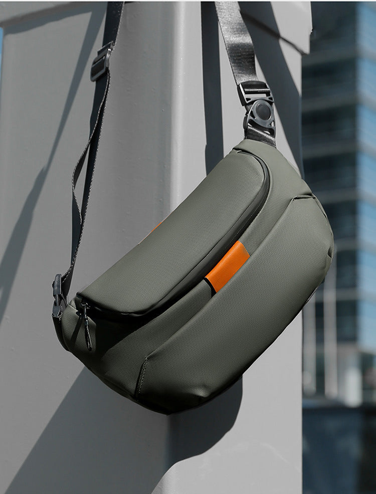 Mens Crossbody Bag Street Fashion Chest Shoulder Bag