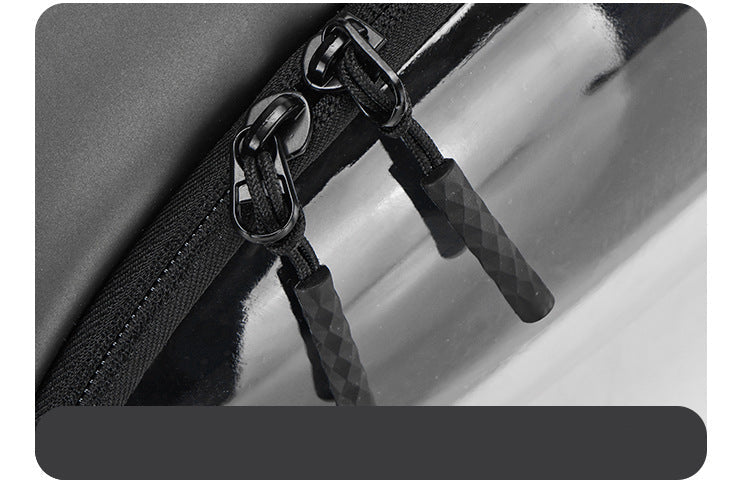 Men’s Transparent Chest Crossbody Bag Sports Fitness Travel Waist Pack