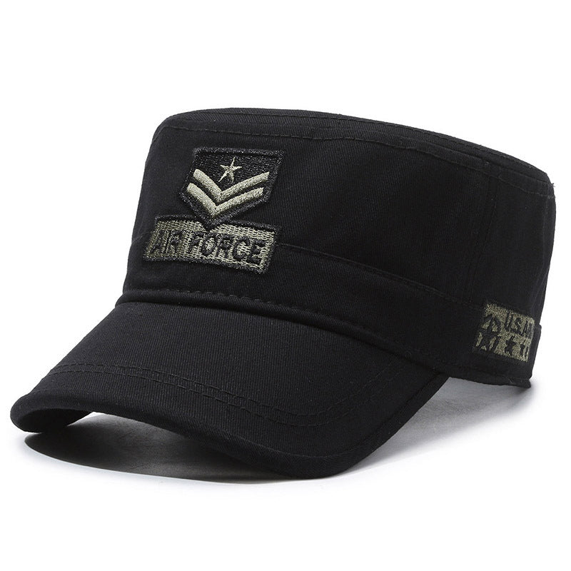 New outdoor embroidered flat cadet cap