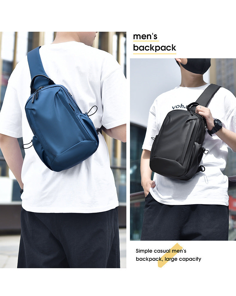 Waterproof Travel Chest Bag Mens Crossbody Shoulder Sling Pack