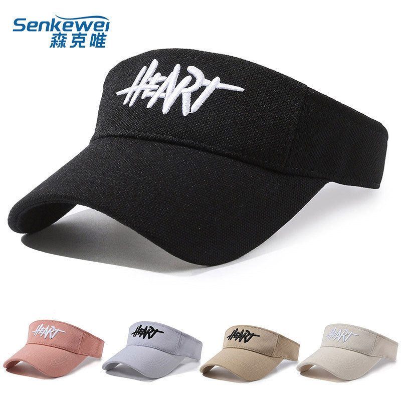 New sun UV protection, empty top summer ladies caps