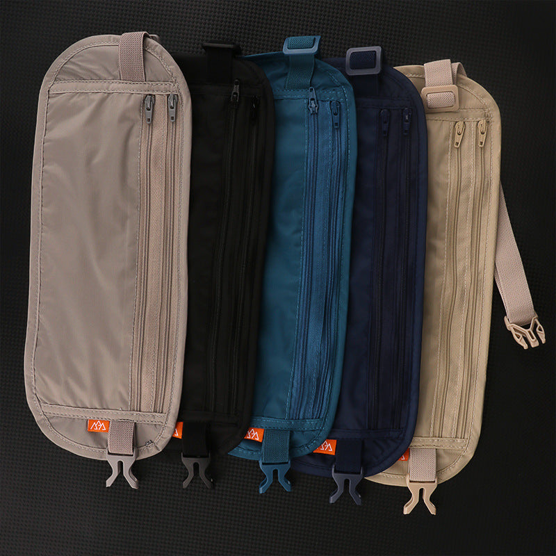 Anti-Theft Waist Bag for Passport and Travel Documents