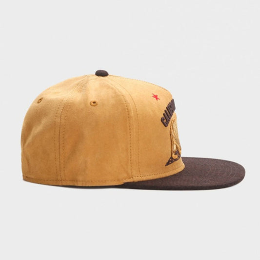 Retro Flat Brim Snapback Hip-Hop Streetwear Cap