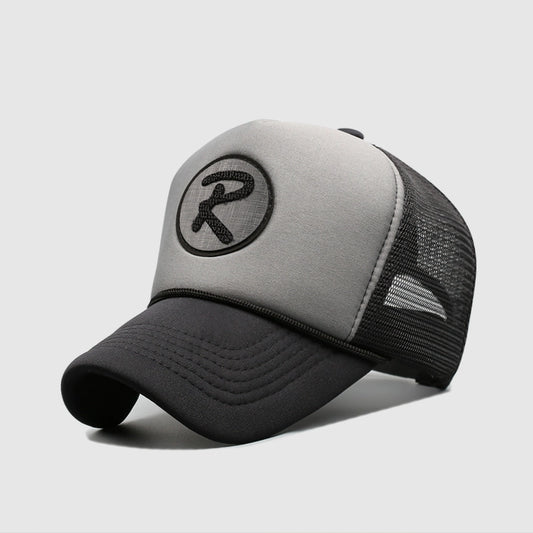 গ্রীষ্মকালীন নেট বেসবল ক্যাপ, উঁচু টপ ক্যাপ।