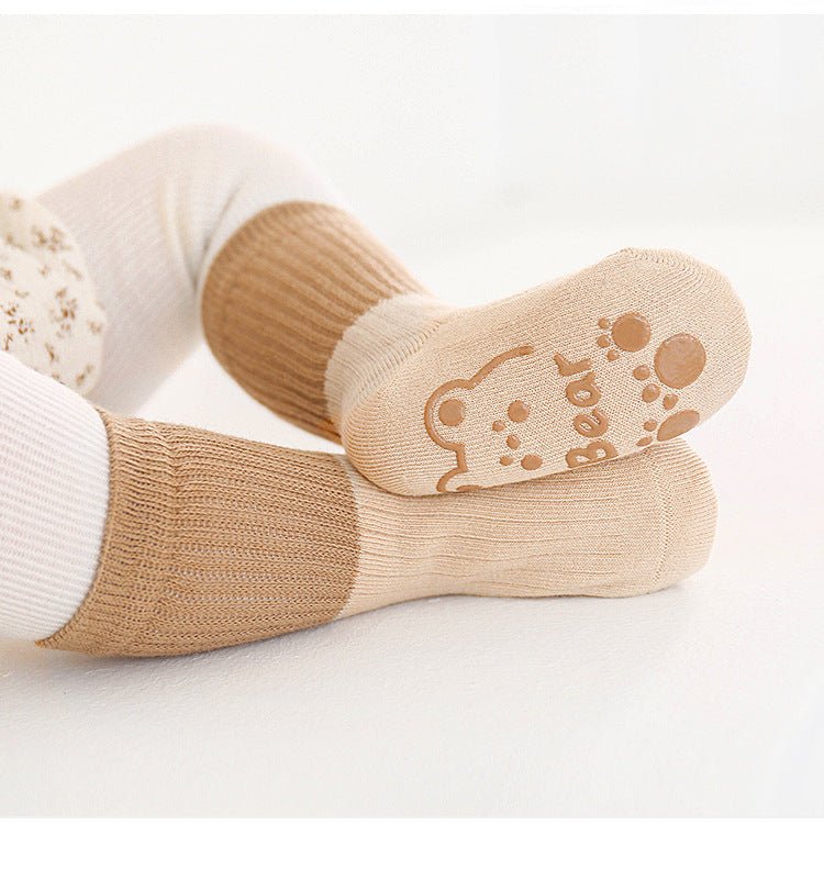 Double Layer Children's Winter Non-slip Padded Floor Socks
