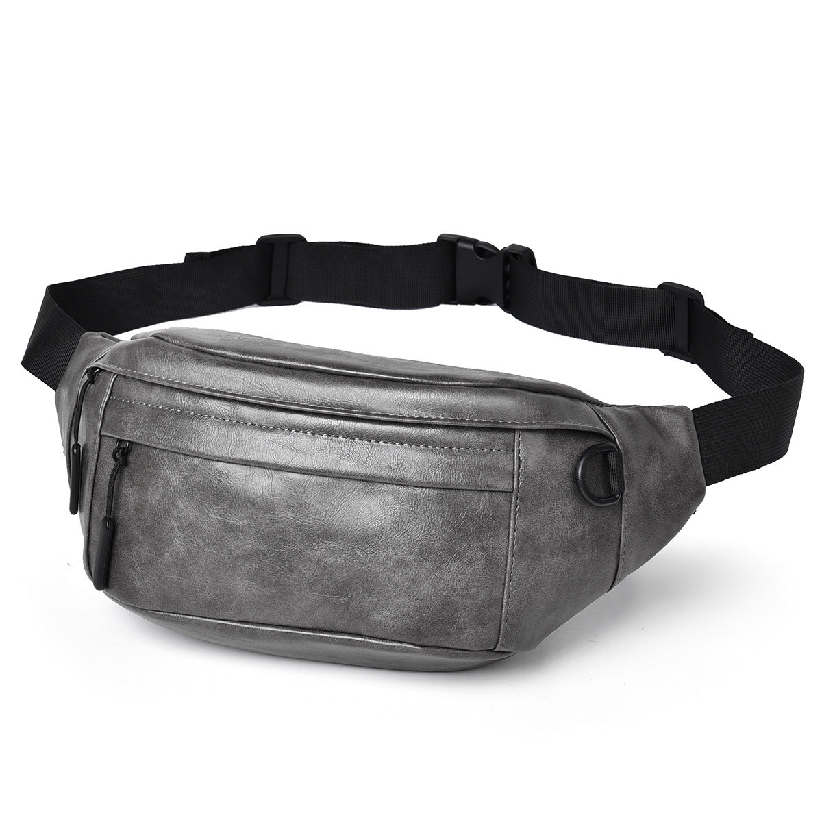 Mens Casual Waist Chest Crossbody Shoulder Bag with Multi-layer Capacity