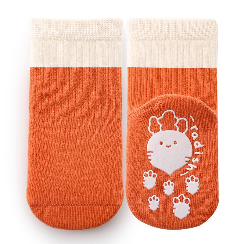 Double Layer Children's Winter Non-slip Padded Floor Socks
