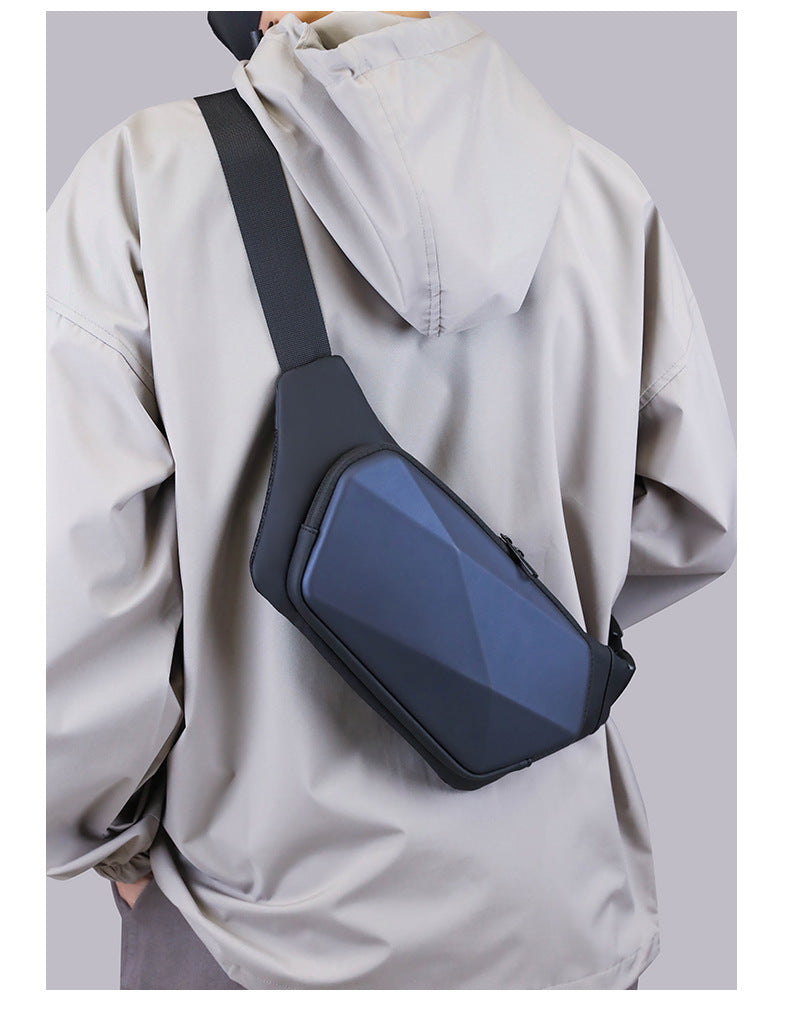 Mens Motorcycle EV Shell Waist Crossbody Shoulder Bag