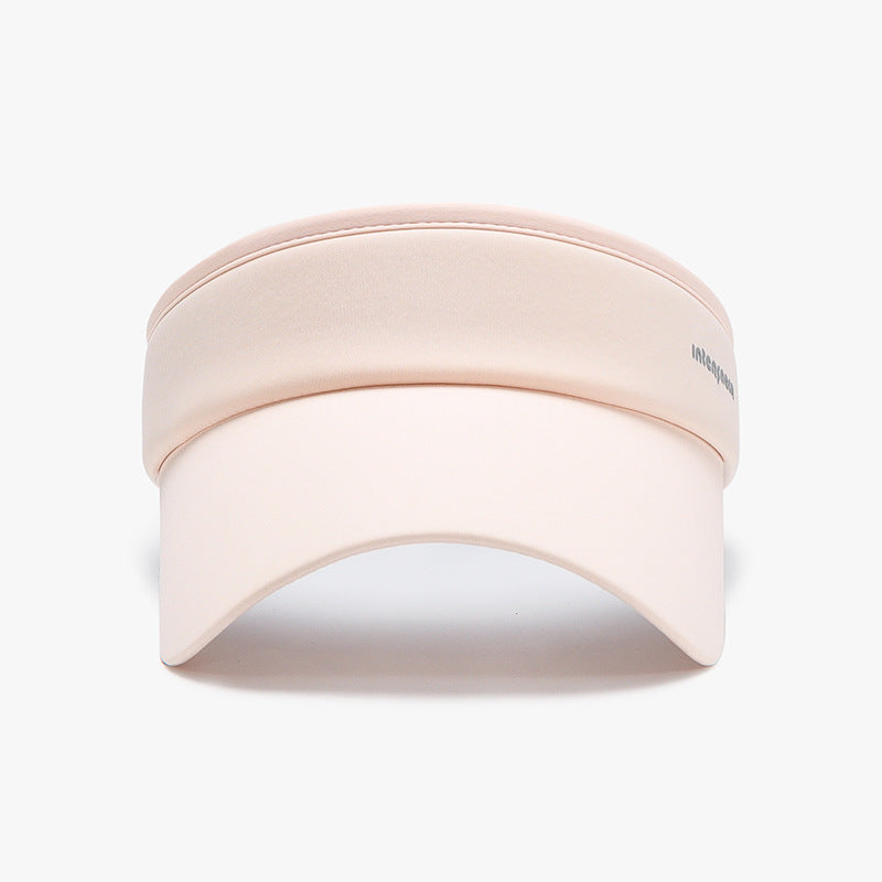 Anti-ultraviolet large brim running empty top sunshade cap