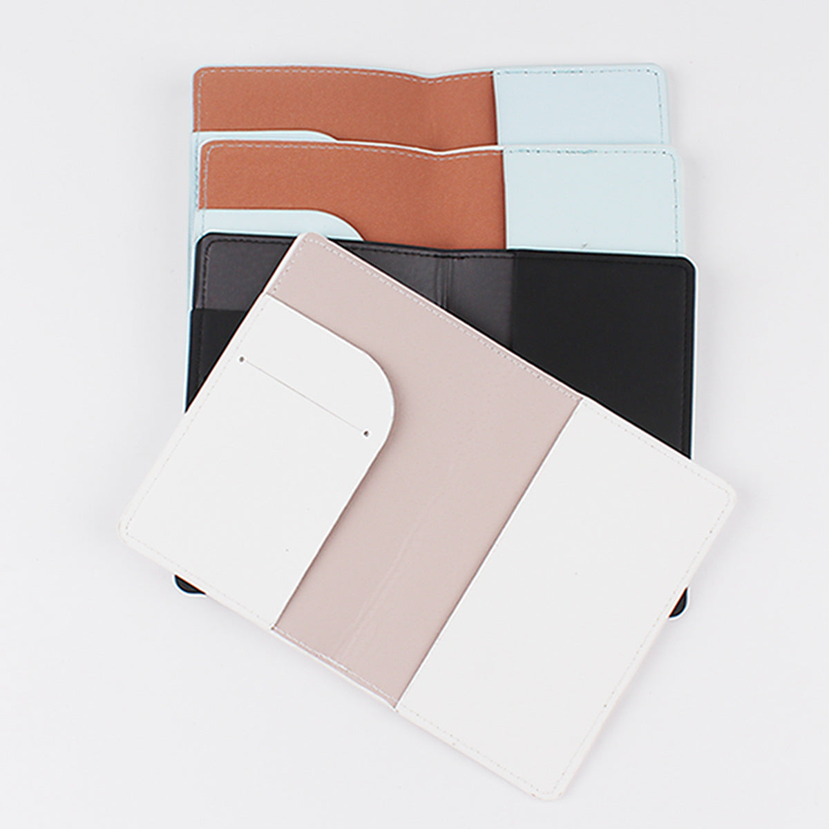PU leather print Travel Passport Cover Card ID Holder