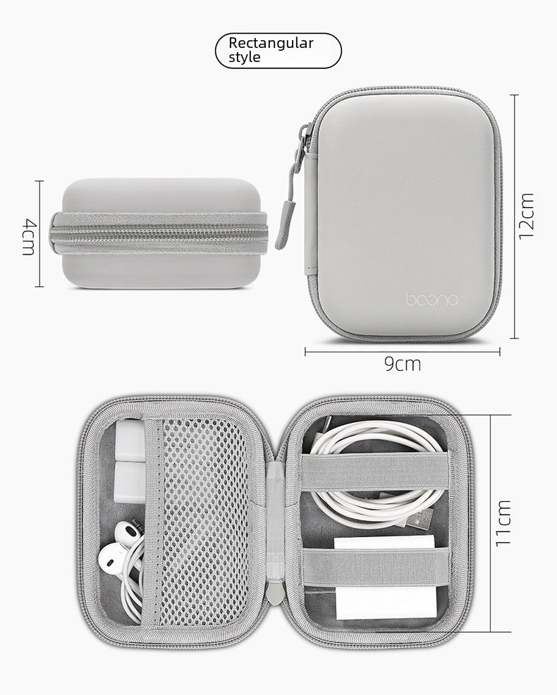 EVA digital power charger, data cable storage bag