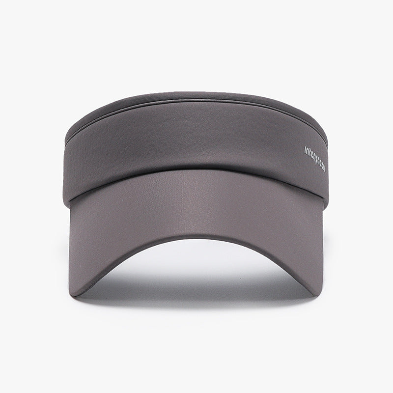 Anti-ultraviolet large brim running empty top sunshade cap
