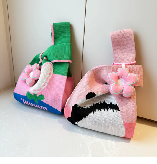 মহিলাদের জন্য বোনা উচ্চ মানের টোট হ্যান্ড ব্যাগ