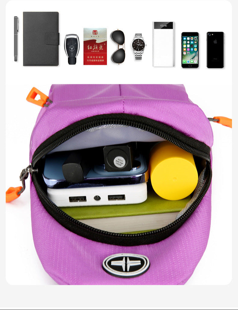 Oxford Crossbody Chest Shoulder Splash-proof Outdoor Sports Bag