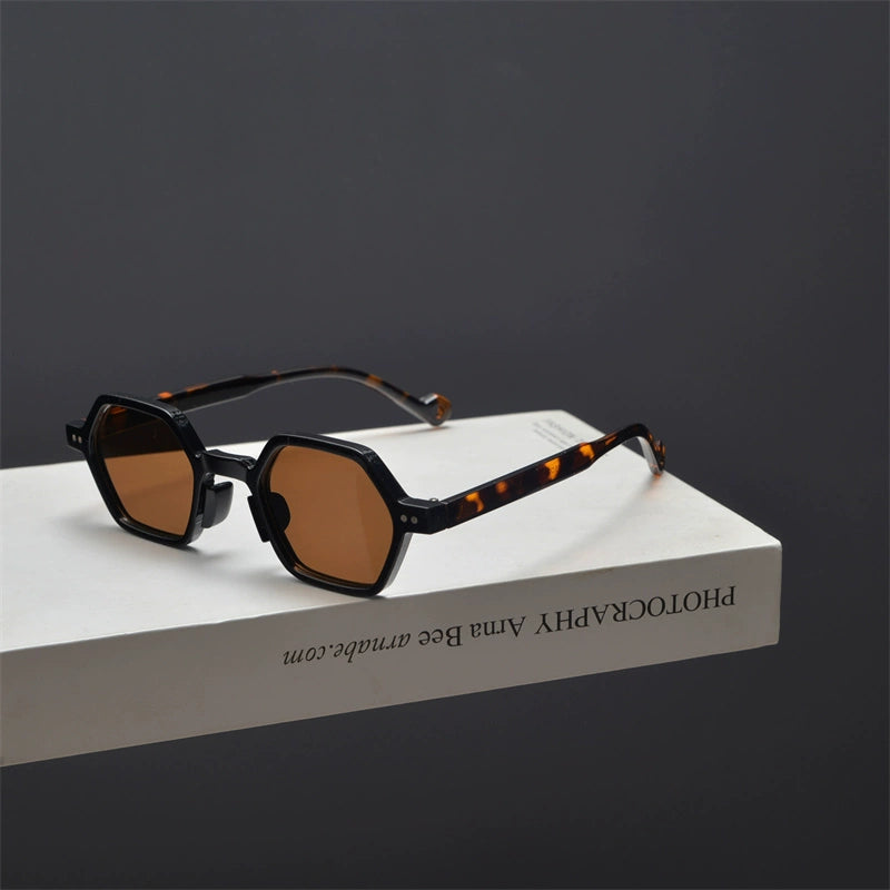 পুরুষ এবং মহিলাদের জন্য পাতলা বহুভুজ স্টাইলের স্ট্রিট ফ্যাশন গ্রীষ্মকালীন সানগ্লাস