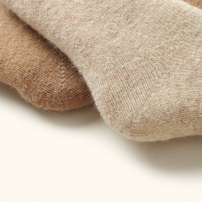 পুরুষদের উচ্চমানের সুপার থিক র্যাবিট উল এবং টেরি ওয়ার্ম