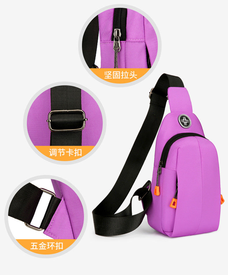 Oxford Crossbody Chest Shoulder Splash-proof Outdoor Sports Bag