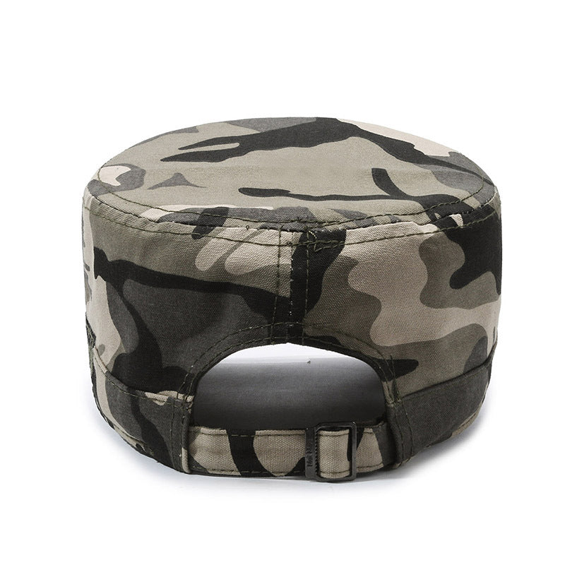 New outdoor embroidered flat cadet cap